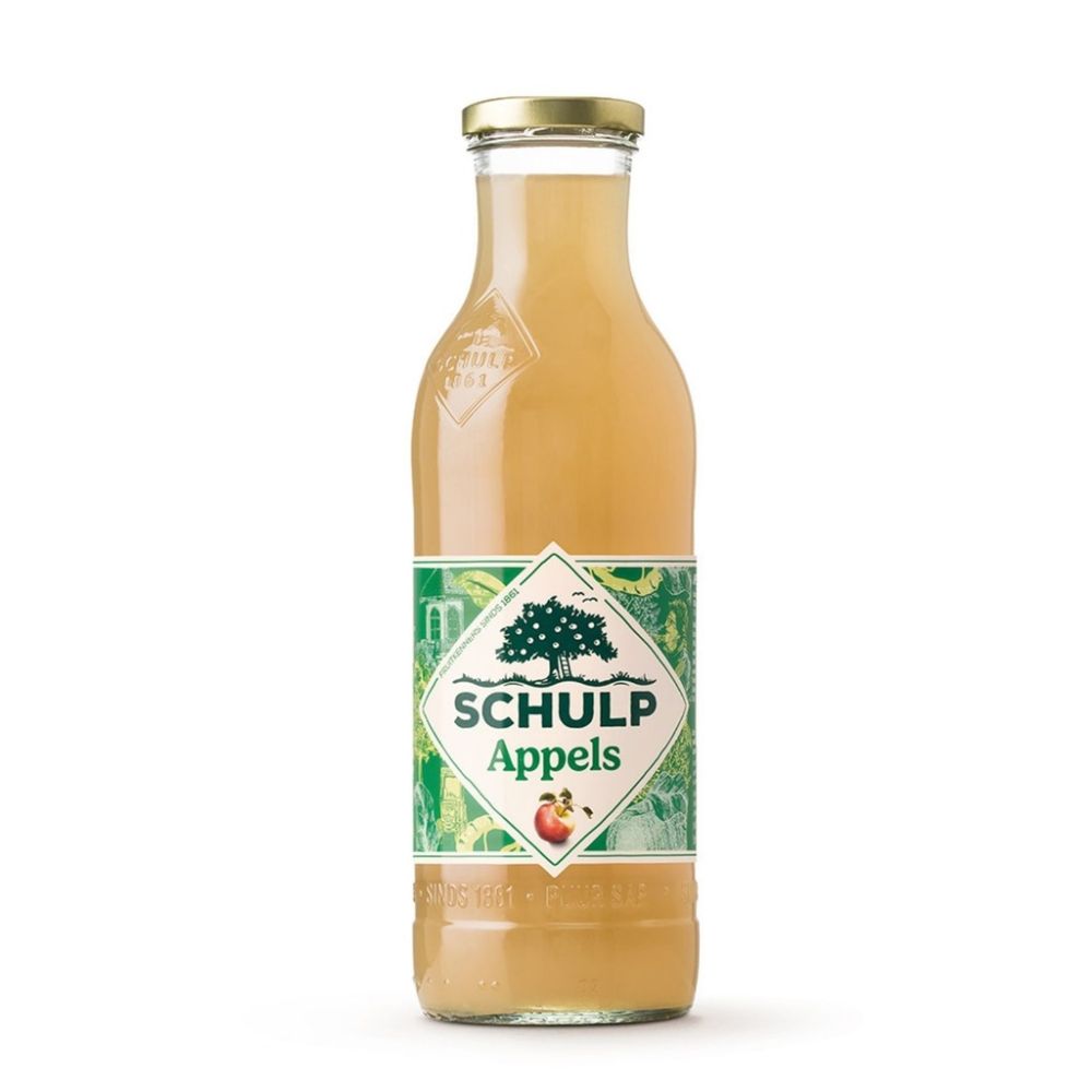 Fles Schulp Appelsap 0,75L