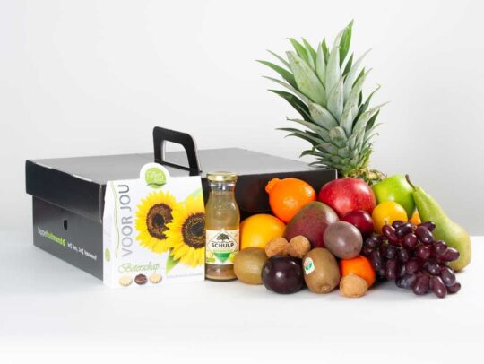Fruitmand van harte beterschap groot