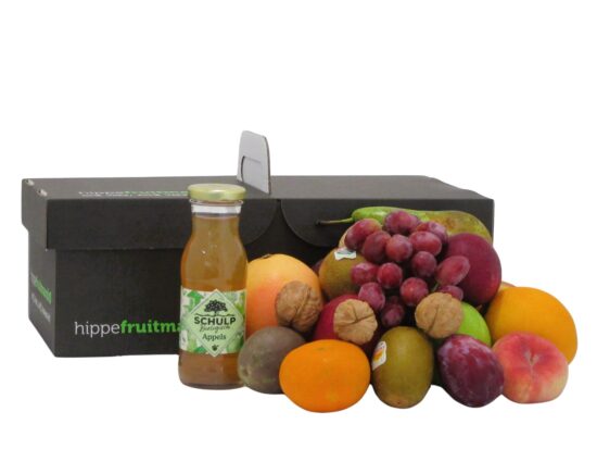 Verse fruitmand met seizoensfruit van Hippefruitmand
