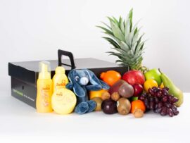 Geboorte fruitmand Jongen Knuffel