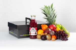 Fruitmand groot appel-kersensap