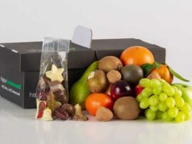 Hippe fruitmand kerst Small
