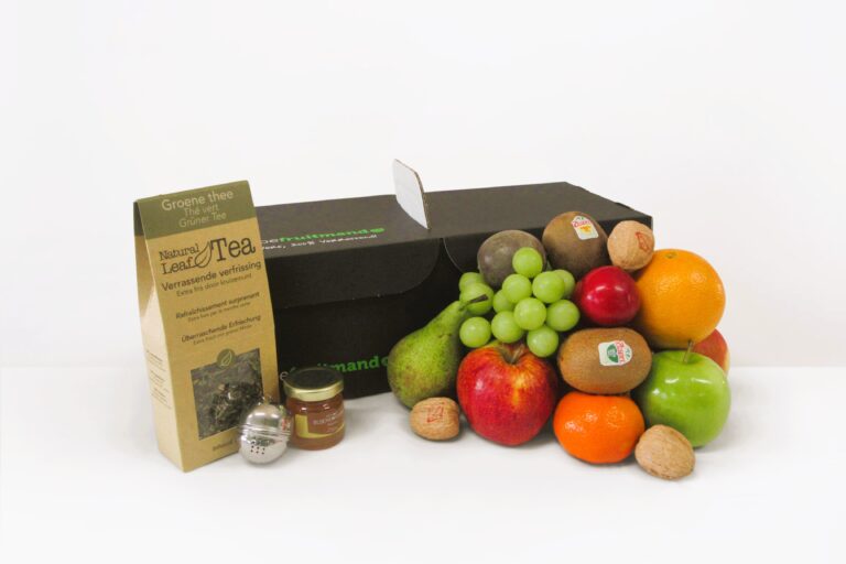 Fruitmand Small met Kruizemuntthee en Honing