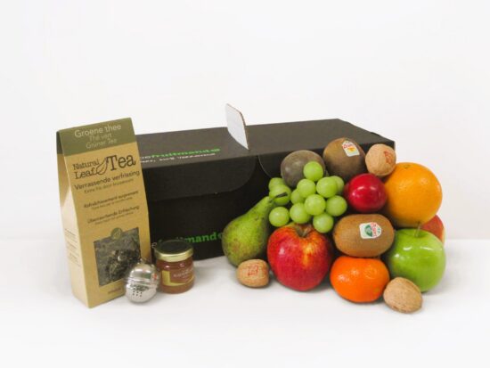Fruitmand Small met Kruizemuntthee en Honing