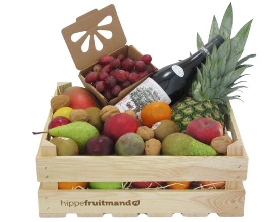 fruitkist groot Rode wijn