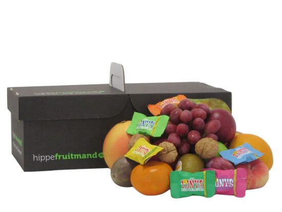 Fruitmand met Tiny Tonu chocolade