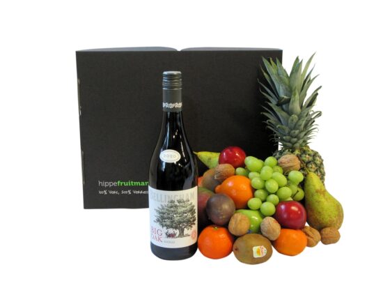 Fruitmand groot rode wijn