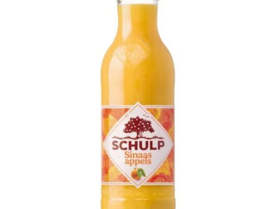 Maak jouw fruitmand compleet met deze fles sinaasappelsap van Schulp