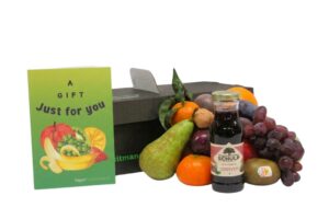 Fruitmand small voor de mooiste beterschap wens